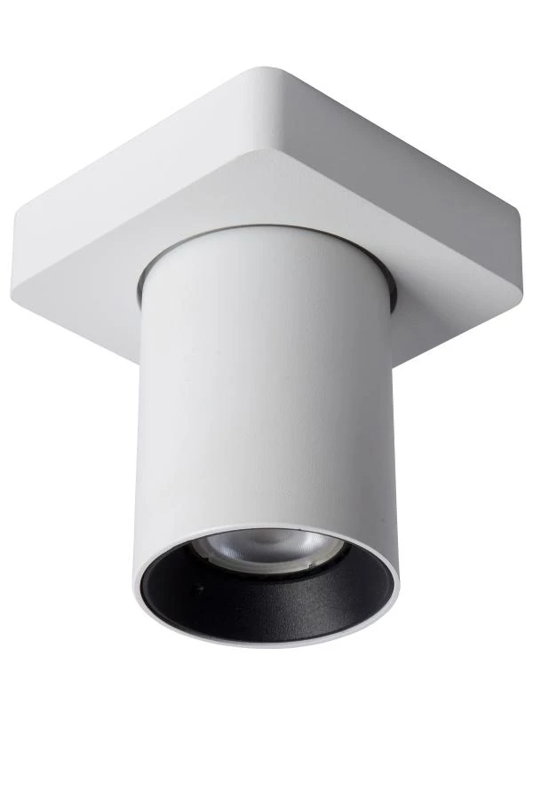 Lucide NIGEL - Spot plafond - LED Dim to warm - GU10 - 1x5W 2200K/3000K - Blanc - UIT